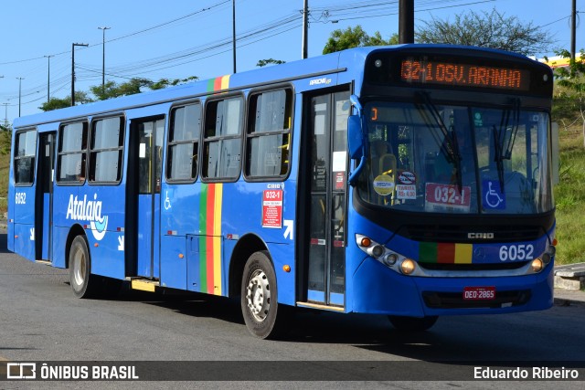 Viação Atalaia Transportes 6052 na cidade de Aracaju, Sergipe, Brasil, por Eduardo Ribeiro. Número da foto: #8872172.