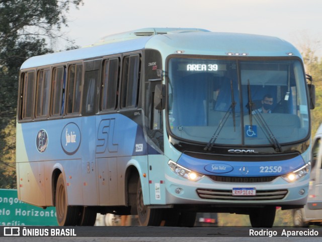 Viação São Luiz 22550 na cidade de Conselheiro Lafaiete, Minas Gerais, Brasil, por Rodrigo  Aparecido. Número da foto: #8873680.