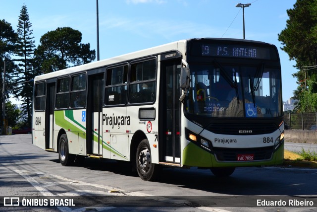 Viação Pirajuçara 884 na cidade de Taboão da Serra, São Paulo, Brasil, por Eduardo Ribeiro. ID da foto: 8872116.