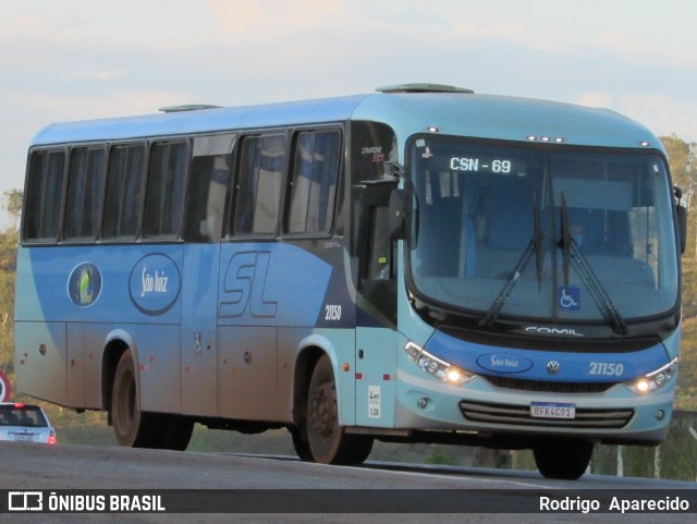 Viação São Luiz 21150 na cidade de Conselheiro Lafaiete, Minas Gerais, Brasil, por Rodrigo  Aparecido. Número da foto: #8873707.