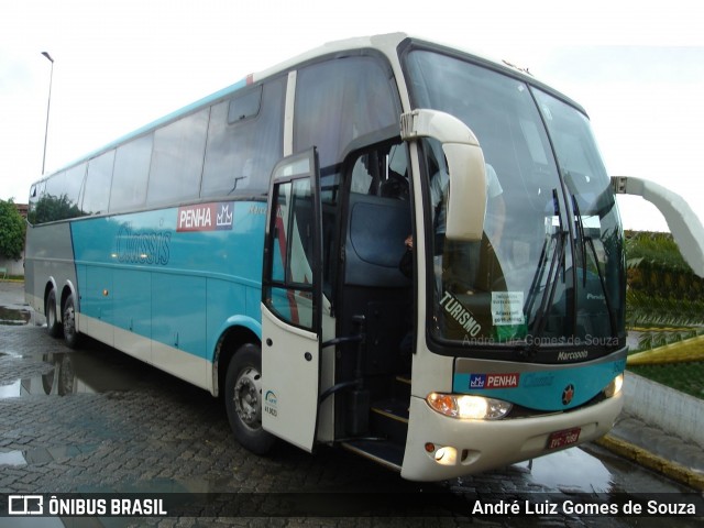 Empresa de Ônibus Nossa Senhora da Penha 35027 na cidade de Resende, Rio de Janeiro, Brasil, por André Luiz Gomes de Souza. ID da foto: 8874143.