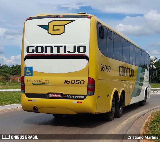 Empresa Gontijo de Transportes 16050 na cidade de Montes Claros, Minas Gerais, Brasil, por Cristiano Martins. ID da foto: 8872217.