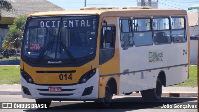 Grande Ocidental 014 na cidade de Novo Gama, Goiás, Brasil, por João Gonçalves. Número da foto: #8874683.