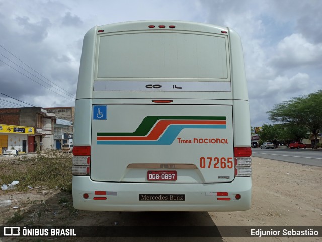 TBS - Travel Bus Service > Transnacional Fretamento 07265 na cidade de Nazaré da Mata, Pernambuco, Brasil, por Edjunior Sebastião. ID da foto: 8874337.