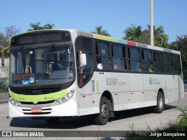 Viação Pavunense B32687 na cidade de Rio de Janeiro, Rio de Janeiro, Brasil, por Jorge Gonçalves. Número da foto: #8872375.