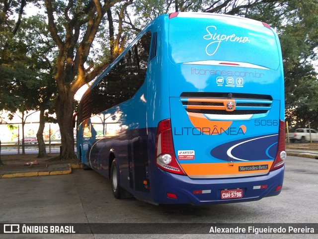 Litorânea Transportes Coletivos 5056 na cidade de São Paulo, São Paulo, Brasil, por Alexandre Figueiredo Pereira. ID da foto: 8874830.