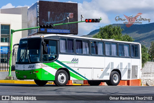 AVM - Autotransportes Valle del Mezquital 1155 na cidade de Pachuca de Soto, Hidalgo, México, por Omar Ramírez Thor2102. ID da foto: 8873492.