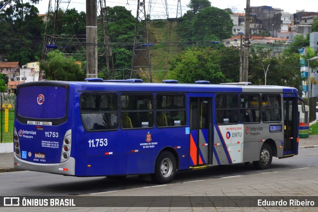 Viação Pirajuçara 11.753 na cidade de Taboão da Serra, São Paulo, Brasil, por Eduardo Ribeiro. ID da foto: 8872108.