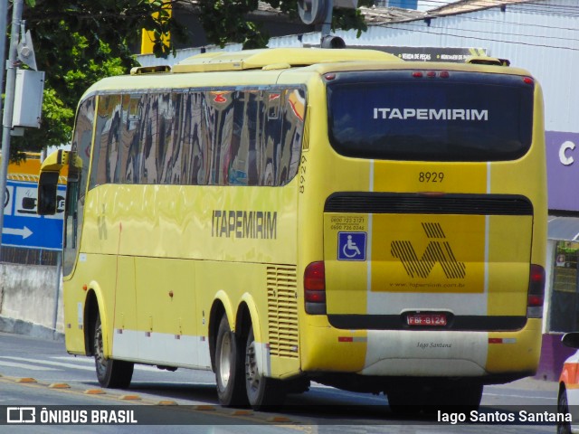 Viação Itapemirim 8929 na cidade de Eunápolis, Bahia, Brasil, por Iago Santos Santana. Número da foto: #8873939.