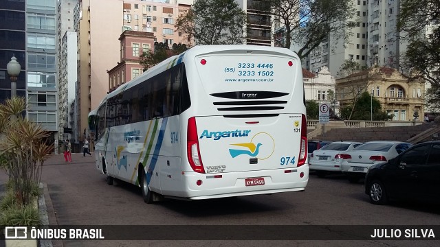 Transporte Argenta - Argentur 974 na cidade de Porto Alegre, Rio Grande do Sul, Brasil, por JULIO SILVA. Número da foto: #8874251.
