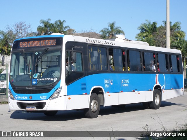 Transurb A72027 na cidade de Rio de Janeiro, Rio de Janeiro, Brasil, por Jorge Gonçalves. ID da foto: 8872374.