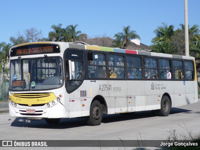 Transportes Vila Isabel A27541 na cidade de Rio de Janeiro, Rio de Janeiro, Brasil, por Jorge Gonçalves. ID da foto: 8872909.