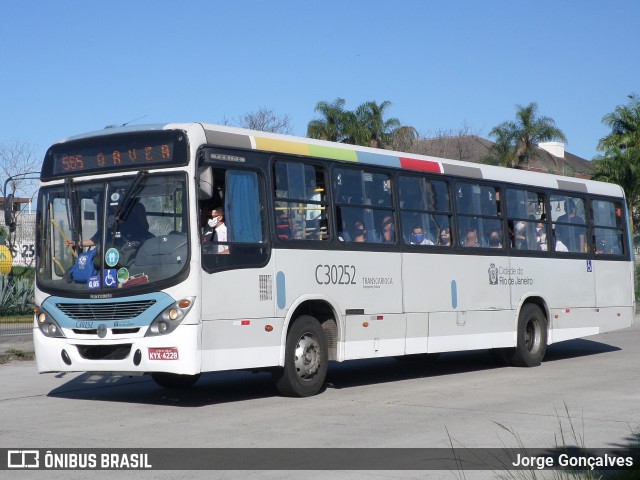 Transportes Futuro C30252 na cidade de Rio de Janeiro, Rio de Janeiro, Brasil, por Jorge Gonçalves. ID da foto: 8872921.