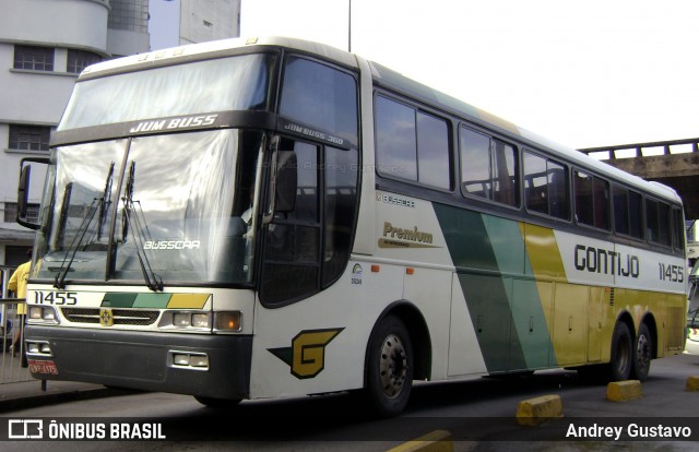 Empresa Gontijo de Transportes 11455 na cidade de Belo Horizonte, Minas Gerais, Brasil, por Andrey Gustavo. ID da foto: 8874776.