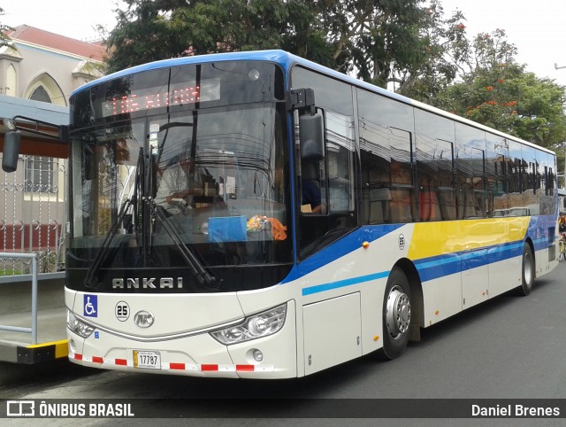 AMSA - Autotransportes Moravia 25 na cidade de San Vicente, Moravia, San José, Costa Rica, por Daniel Brenes. ID da foto: 8874691.