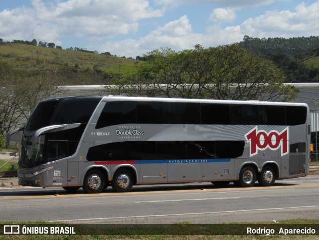 Auto Viação 1001 RJ 108.649 na cidade de Conselheiro Lafaiete, Minas Gerais, Brasil, por Rodrigo  Aparecido. ID da foto: 8873763.