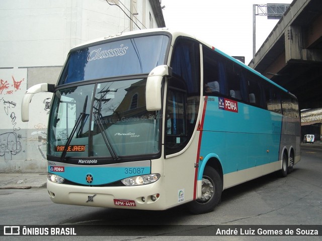 Empresa de Ônibus Nossa Senhora da Penha 35087 na cidade de Rio de Janeiro, Rio de Janeiro, Brasil, por André Luiz Gomes de Souza. Número da foto: #8873984.
