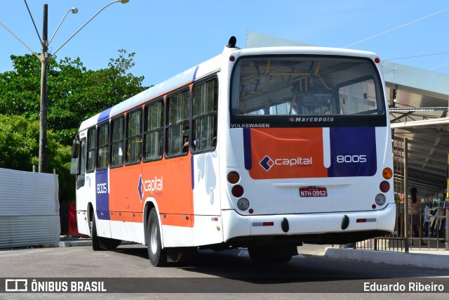 Capital Transportes 8005 na cidade de Aracaju, Sergipe, Brasil, por Eduardo Ribeiro. Número da foto: #8872152.
