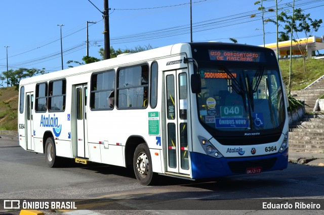 Viação Atalaia Transportes 6364 na cidade de Aracaju, Sergipe, Brasil, por Eduardo Ribeiro. ID da foto: 8872164.