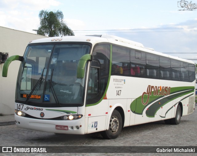 Viação Graciosa 147 na cidade de Pontal do Paraná, Paraná, Brasil, por Gabriel Michalski. ID da foto: 8872855.