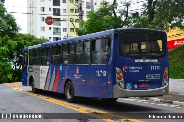 Viação Pirajuçara 11.710 na cidade de Taboão da Serra, São Paulo, Brasil, por Eduardo Ribeiro. ID da foto: 8872110.