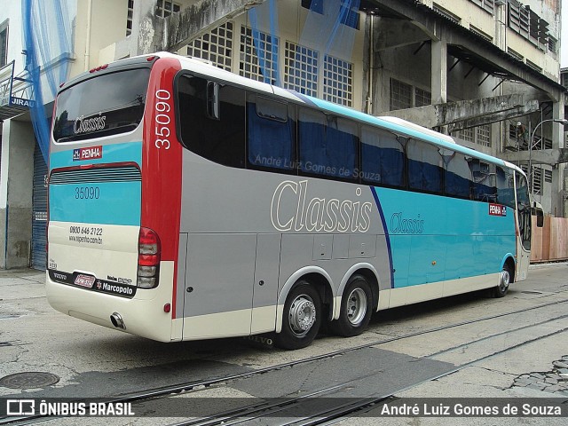 Empresa de Ônibus Nossa Senhora da Penha 35090 na cidade de Rio de Janeiro, Rio de Janeiro, Brasil, por André Luiz Gomes de Souza. ID da foto: 8873731.