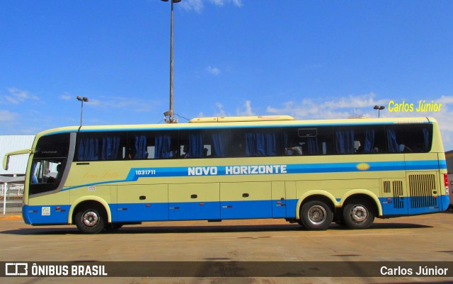 Viação Novo Horizonte 1031711 na cidade de Goiânia, Goiás, Brasil, por Carlos Júnior. ID da foto: 8949324.