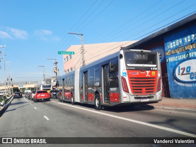 Express Transportes Urbanos Ltda 4 8708 na cidade de São Paulo, São Paulo, Brasil, por Vanderci Valentim. ID da foto: 8949653.