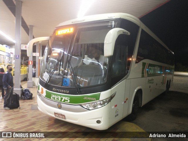 Empresa Gontijo de Transportes 21375 na cidade de João Monlevade, Minas Gerais, Brasil, por Adriano  Almeida. ID da foto: 8949352.