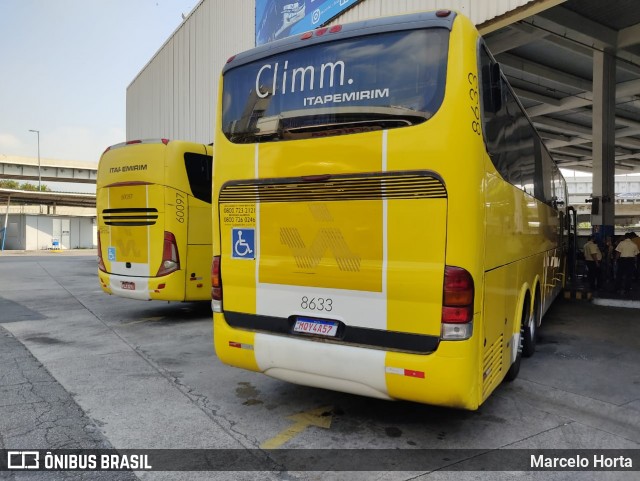 Viação Itapemirim 8633 na cidade de Rio de Janeiro, Rio de Janeiro, Brasil, por Marcelo Horta. ID da foto: 8948872.