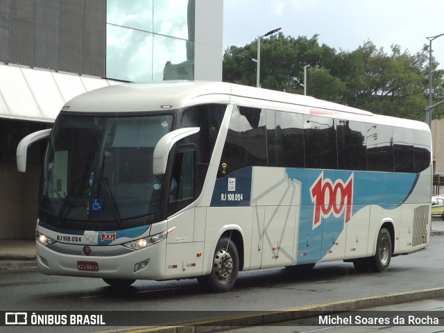 Auto Viação 1001 RJ 108.024 na cidade de Rio de Janeiro, Rio de Janeiro, Brasil, por Michel Soares da Rocha. Número da foto: #8948031.