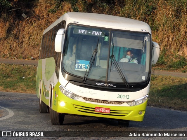 Rio Negro Fretamento e Turismo 30113 na cidade de Belo Horizonte, Minas Gerais, Brasil, por Adão Raimundo Marcelino. ID da foto: 8949627.