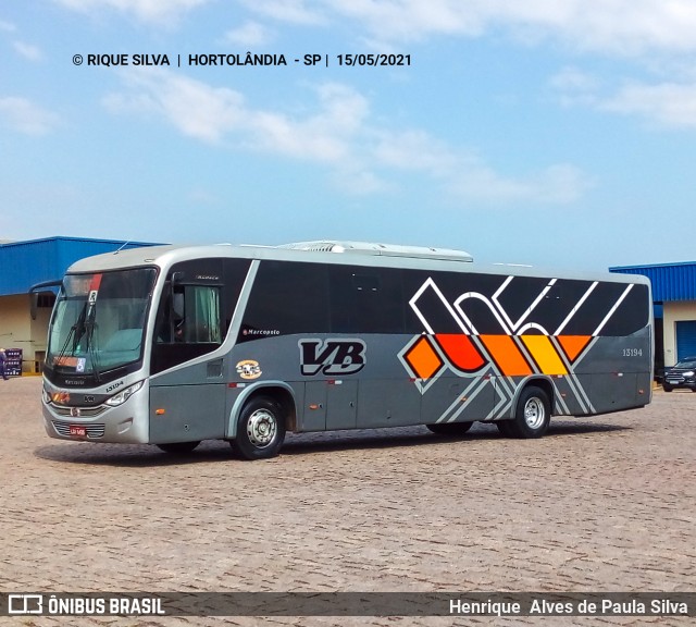 VB Transportes e Turismo 13194 na cidade de Hortolândia, São Paulo, Brasil, por Henrique Alves de Paula Silva. Número da foto: #8948312.