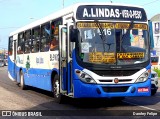 Transportes Águas Lindas BL-91612 na cidade de Belém, Pará, Brasil, por Danrley Felipe. ID da foto: :id.