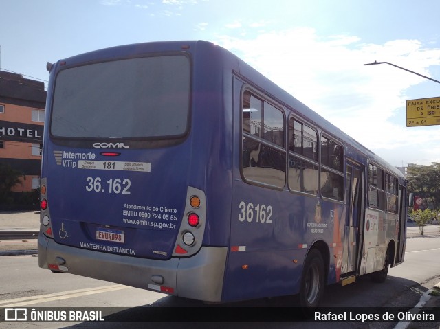 Vipol Transportes Rodoviários - TIPBUS - Transportes Intermunicipal 36.162 na cidade de São Paulo, São Paulo, Brasil, por Rafael Lopes de Oliveira. Número da foto: #8951506.