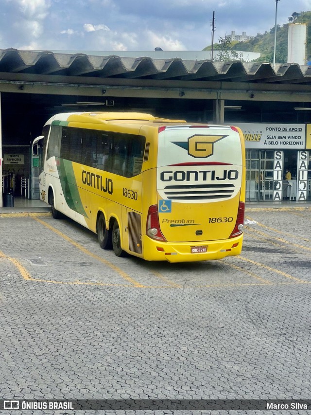 Empresa Gontijo de Transportes 18630 na cidade de Belo Horizonte, Minas Gerais, Brasil, por Marco Silva. ID da foto: 8952286.