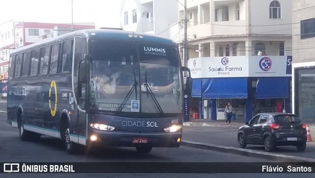 Viação Cidade Sol 4910 na cidade de Vitória da Conquista, Bahia, Brasil, por Flávio  Santos. Número da foto: #8951883.