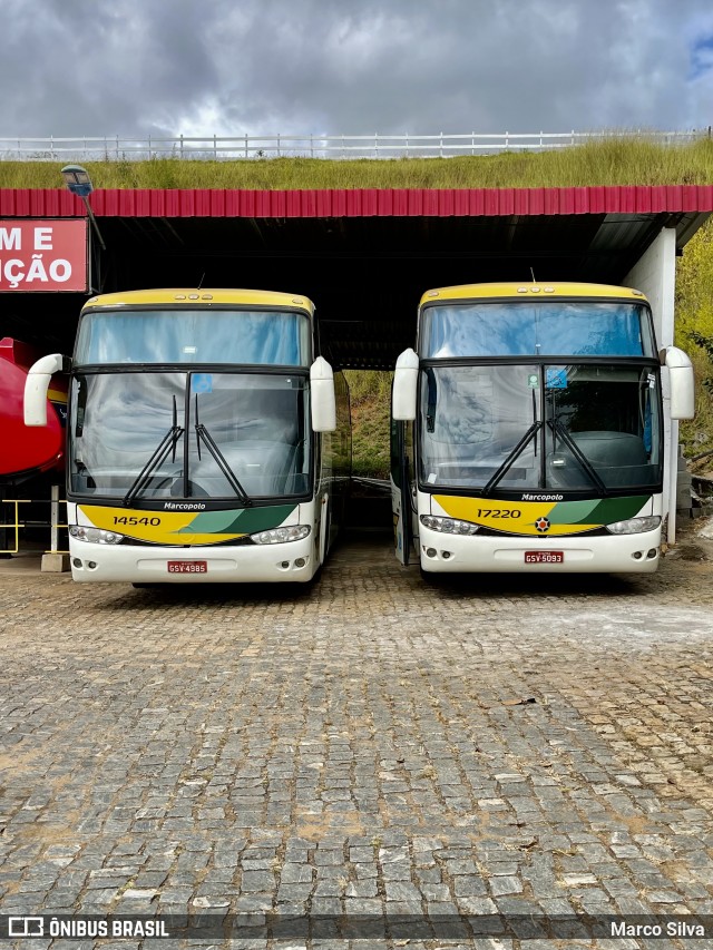 Empresa Gontijo de Transportes 14540 na cidade de João Monlevade, Minas Gerais, Brasil, por Marco Silva. ID da foto: 8950254.