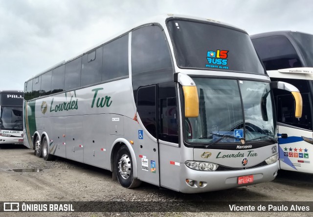 Lourdes Tur 1250 na cidade de Aparecida, São Paulo, Brasil, por Vicente de Paulo Alves. Número da foto: #8950028.