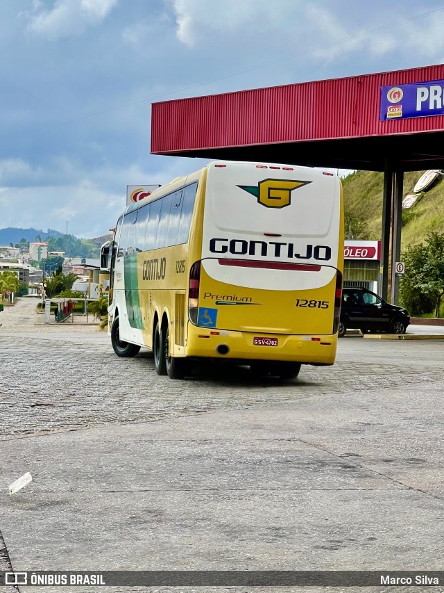 Empresa Gontijo de Transportes 12815 na cidade de João Monlevade, Minas Gerais, Brasil, por Marco Silva. ID da foto: 8950300.