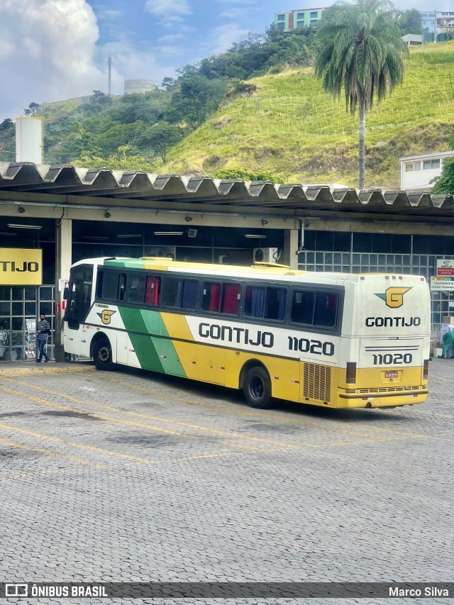 Empresa Gontijo de Transportes 11020 na cidade de Belo Horizonte, Minas Gerais, Brasil, por Marco Silva. ID da foto: 8952298.