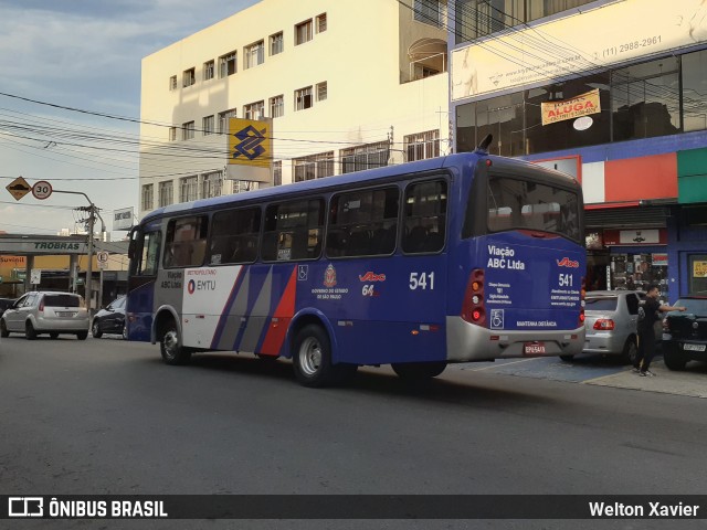 Auto Viação ABC 541 na cidade de São Bernardo do Campo, São Paulo, Brasil, por Welton Xavier. ID da foto: 8951912.