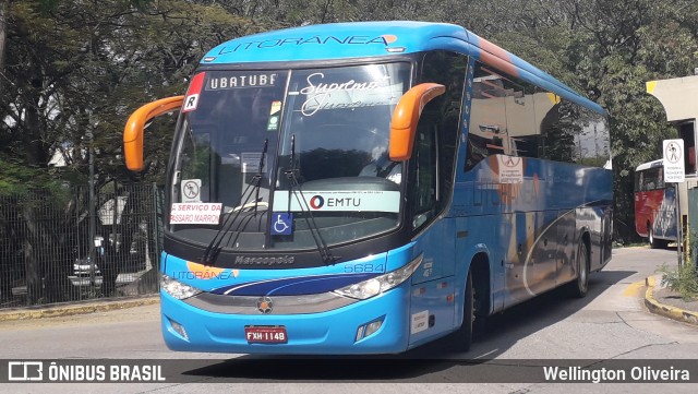 Litorânea Transportes Coletivos 5684 na cidade de São Paulo, São Paulo, Brasil, por Wellington Oliveira. ID da foto: 8875999.