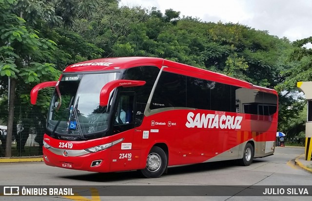 Viação Santa Cruz 23419 na cidade de São Paulo, São Paulo, Brasil, por JULIO SILVA. ID da foto: 8875050.