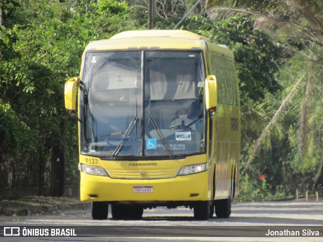 Viação Itapemirim 9533 na cidade de Recife, Pernambuco, Brasil, por Jonathan Silva. Número da foto: #8877005.