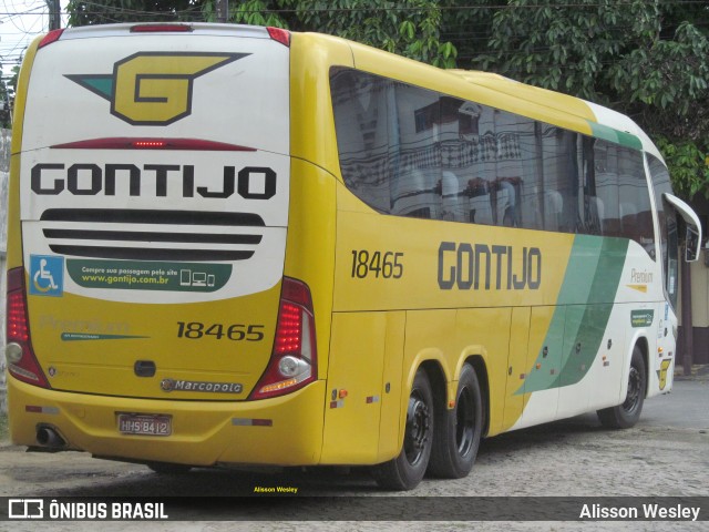 Empresa Gontijo de Transportes 18465 na cidade de Fortaleza, Ceará, Brasil, por Alisson Wesley. ID da foto: 8876251.