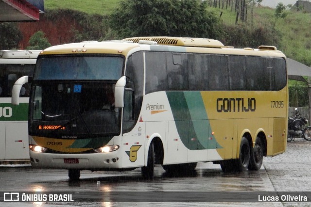 Empresa Gontijo de Transportes 17095 na cidade de João Monlevade, Minas Gerais, Brasil, por Lucas Oliveira. Número da foto: #8876623.