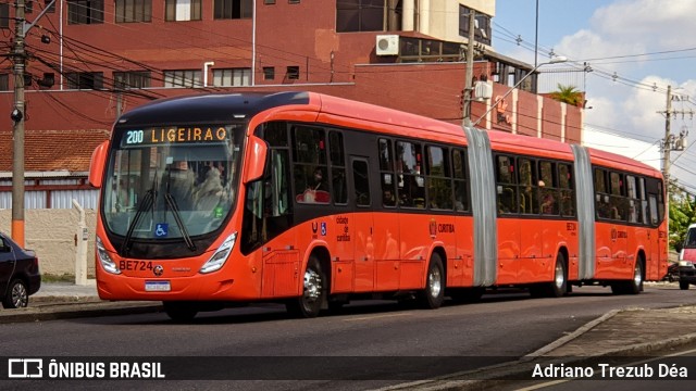 Transporte Coletivo Glória BE724 na cidade de Curitiba, Paraná, Brasil, por Adriano Trezub Déa. Número da foto: #8876446.