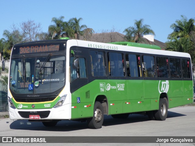Tijuquinha - Auto Viação Tijuca A50187 na cidade de Rio de Janeiro, Rio de Janeiro, Brasil, por Jorge Gonçalves. Número da foto: #8875241.
