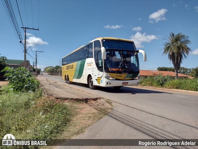 Empresa Gontijo de Transportes 17310 na cidade de Brasília de Minas, Minas Gerais, Brasil, por Rogério Rodrigues Adelar. ID da foto: 8877488.